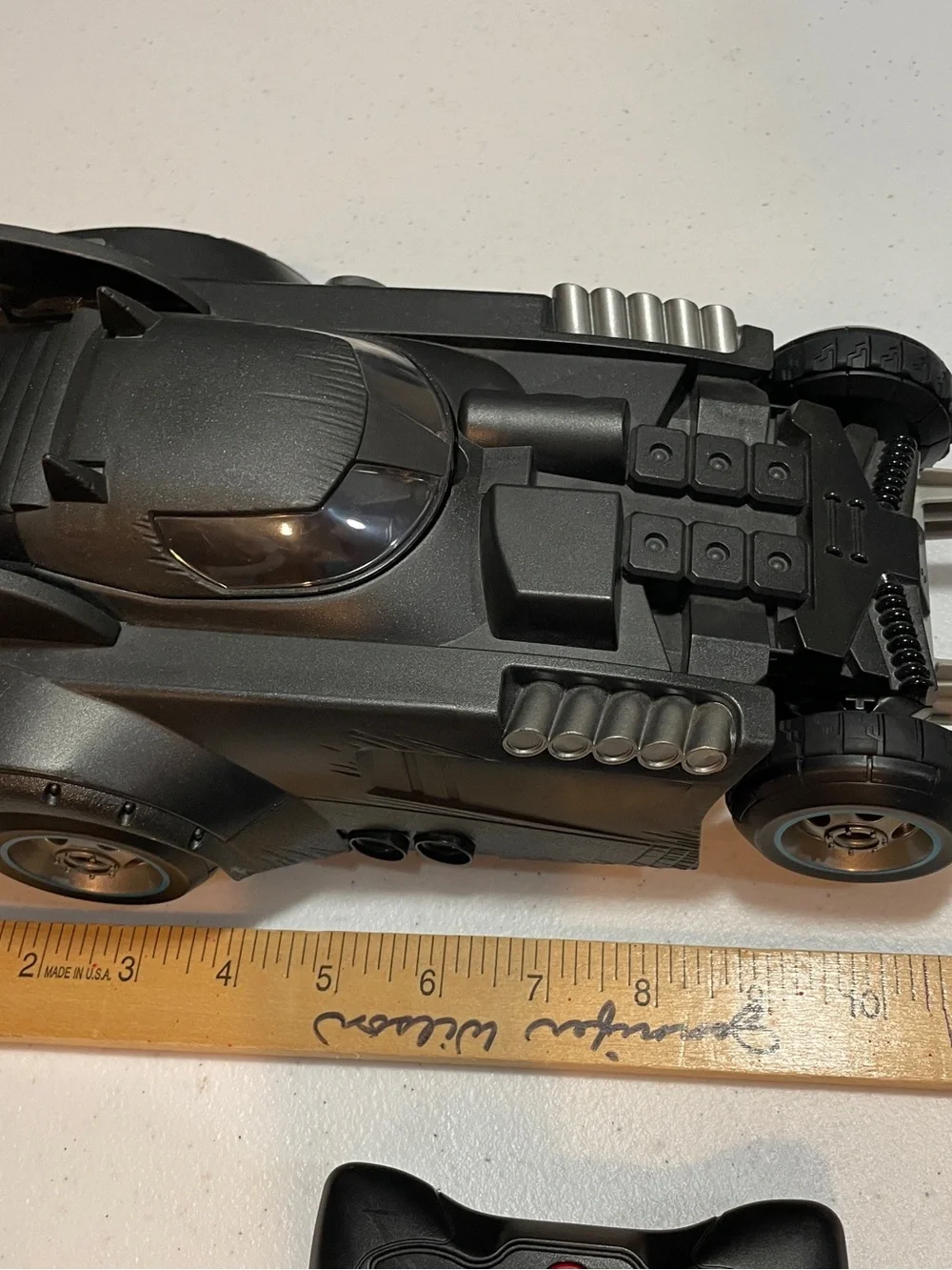 Black Bat-Inspired Push Car for Kids - Toy Vehicle